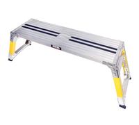 Excel Fibreglass Heavy Duty Folding Hop Up Fibreglass Work Platform Bench with Adjustable Height 1200 x 350 mm