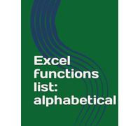 Excel functions list: alphabetical