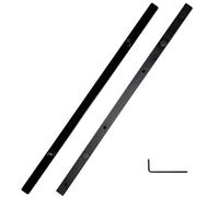 Excel Guide Rail Connector Bar Twin Pack - Compatible with Curtain Track Accessories, Plunge Saw Guide Rail Connector Bar, Guide Rail Jointer