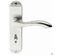 Excel Hardware Stretton Designer Door Handles Lever Bathroom - Satin Chrome