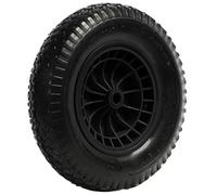 Excel Heavy Duty Rubber Wheelbarrow Wheel Black for 100L SKU 30372