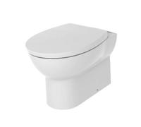 Excel Home Back To Wall Pan, Soft Close Seat, White, Vitreous China, Concealed Cistern, Modern Design