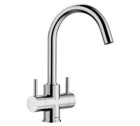 Excel Home Blanco Camia Chrome Kitchen Mixer Tap Eco Flow 5 Litre Per Minute Water Saving Flow Regulated Sink Mixer For Kitchen Sinks