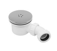 Excel Home Chrome Shower Trap, 90mm Easy Clean Enclosure Tray Waste Trap, Shower Drain Cover Replacement, Shower Drain With Shower Trap Cover
