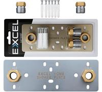 Excel Home Easy Shower Fixing Plate Systems For Strong Shower Valve Connections And Leak Free Installations - Shower Plate 15mm