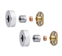 Excel Home Easy Shower Mounting Systems for Strong Shower Valve Connections and Leak Free installations (Circle Exposed Plate)