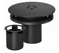 Excel Home Matt Black Shower Trap 90 mm Easy Clean Shower Waste Trap For Enclosure Trays
