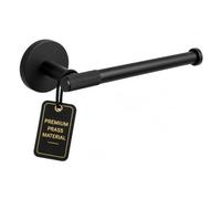 EXCEL HOME Matt Black Toilet Roll Holder, Heavy Duty Brass Material