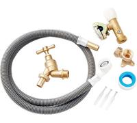 Excel Home Outdoor Garden Tap Kit, Complete Flexible Hose Set For Easy Outdoor Watering & Cleaning