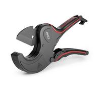 Excel Home Plastic Pipe Cutter Pex Pvc Ppr Pipes Sharp Edge And Fast Cutting Replaceable Blade, Aluminium Alloy Body Premium Ratchet Cutter
