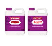 Excel Home Sentinel X800 Rapid Cleaner 2L Fast Acting Central Heating System Cleaner For Older Systems, Removes Sludge, Magnetite & Limescale
