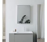 Excel Home Suleili 400X600mm Rectangle Bathroom Mirror, Bevelled Edge, Rotatable Design, Safety Backed Glass With 2 Year Guarantee