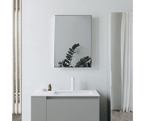 Excel Home Suleili 400X600mm Rectangle Bathroom Mirror, Bevelled Edge, Rotatable Design, Safety Backed Glass With 2 Year Guarantee