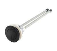 Excel Home Toilet Flush Button Matt Black 38mm Cistern Hole Adjustable Spindles Up To 125mm Top Or Front Mount Smooth Action