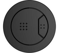Excel Home Toilet Flush Button Replacement - 63mm Dual Button Toilet Flush Buttons - Pneumatic Technology - Fingerprint Resistant