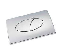 Excel Home Toilet Flush Button Replacement - Dual Button Toilet Flush Plates - Pneumatic Technology - Fingerprint Resistant