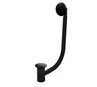 Excel Home Top Fix Bath Waste And Overflow Kit Matt Black, Heavy Duty Luxury Quality, Easy Diy Installation, Durable Bath Drain