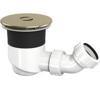 Excel Home Top Fix Shower Tray Waste, 90mm Shower Trap With Cover, Easy Diy Installation, Watertight Seal, Drop In Assembly Shower Drain