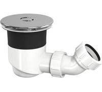Excel Home Top Fix Shower Tray Waste, 90mm Shower Trap With Cover, Easy Diy Installation, Watertight Seal, Drop In Assembly Shower Drain