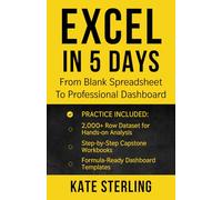 EXCEL IN 5 DAYS: FROM BLANK SPREADSHEET TO PROFESSIONAL DASHBOARD (Learn Excel for Beginners)