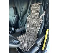 EXCEL LIFE Extra Large Natural Wood Beaded Seat Cover Massaging Cool Cushion for Truck,Trailer,RV only