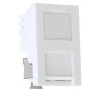 Excel LJ6C CAT6A Ethernet RJ45 Screened Module Keystone White [12 Pack]