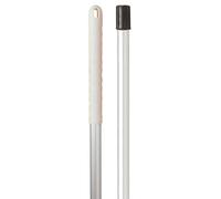 Excel Long Metal Mop Handle 54in Aluminium White Colour Coded Handle