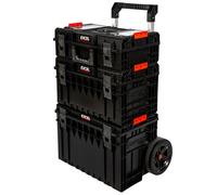 Excel Modular Stackable Tool Box Heavy Duty Mobile Storage 3pcs Set with Wheel