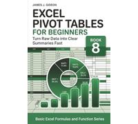 Excel Pivot Tables for Beginners: Turn Raw Data Into Clear Summaries Fast (Basic Excel Formulas and Functions)