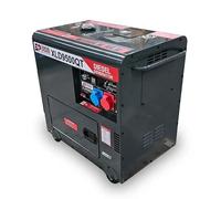 Excel Power Electric Start 6.5KW Diesel Generator - Portable Generator with 230V/400V Single & Three Phase Power | Quiet Generators for Home Use & Outdoor Tools, 26L Tank | 1 Year Warranty