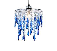 Excel Power Modern Ceiling Floor Pendant Chandelier Acrylic Light Lamp Shades Crystal Drop - Wide Variety - Ocean Blue