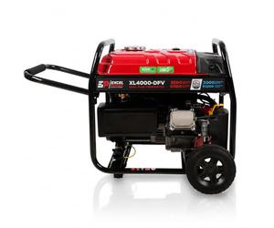 Excel Power XL4000DFV 3.5kW Dual Fuel Petrol Generator - Electric Start, Portable Generator for Home, Camping & Professional Use, Open Frame, Euro V, 3200W Rated