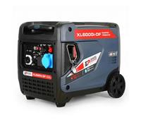 Excel Power XL6000i-DF 6000W Petrol & LPG Inverter Generator with Electric Start, 13.5L Tank, Portable Power Generator for Camping, Caravan & Home Backup | 2 Year Warranty