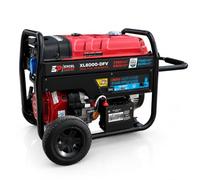 Excel Power XL8000DFV Dual Fuel Petrol Generator - 7.8KW Electric Start Generator with LPG Operation, Heavy Duty Open Frame Portable Power Generator | 25L Tank for Home Backup & Worksites