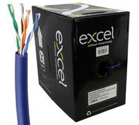 Excel Stranded Network Cable Cat5E U/utp Pvc For Ethernet Patch Lead 305M Blue