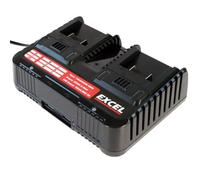 Excel Tools Excel 100 To 240V 2.3A Dual Port Fast Battery Charger