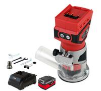 Excel 18V 1/4" Router Trimmer with 1 x 4.0Ah Battery & Fast Charger