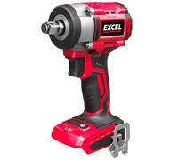 Excel Tools Excel 18V Brushless 1/2" Impact Wrench Body Only (Battery & Charger Not Included)
