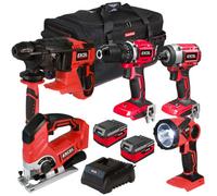 Excel Tools Excel 18V Cordless 5 Piece Tool Kit With 2 X 4.0Ah Batteries & Charger Exl5230