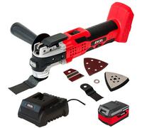 Excel Tools Excel 18V Cordless Oscillating Multi Tool With 1 X 4.0Ah Battery & Charger Sanding, Cutting, Scraping Tool