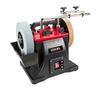 Excel Tools Excel 200mm Wet Stone Grinder Sharpener 180W 240V With Honing Wheel For Sharpening Chisels, Blades & Diy Tools