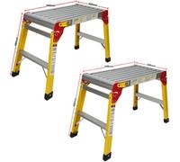 Excel Tools Excel 300 X 600mm Fibreglass Heavy Duty Platform Folding Hop Up Pack Of 2
