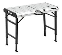 Excel Portable Steel Welding Table & Work Bench with Adjustable Height, Welding Workbench Table, Portable Work Bench, 25mm Bolt Set