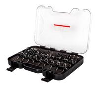 Excel Tools Excel Shank Router Cutter Bit Set 1/4Inch 35 Piece