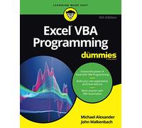 Excel VBA Programming For Dummies 5th Edition (For Dummies (Computer/Tech))