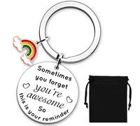 ExceLife Encouragement Keyring Gifts, Thank You Keychain Pendant Inspirational Keyring Gifts For Friend Family Colleague Nursing School Graduation Gifts