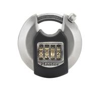 Excell Discus 4-digit Combination 70mm Padlock Master Lock Multi One Size