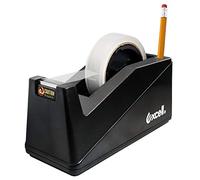 Excell Dualcore Desk Tape Dispenser (1"+3" Core) with Pen Pencil Holder, Tape Dispenser Desk for Home, Office, Shop, Retail Store and Warehouse Wrapping Purpose