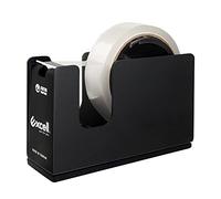 Excell Dualcore Desktop Tape Dispenser (1"+3" core), Made of Sturdy Steel with Non-Skid Pad Base for One Hand Operating, Use for Home, Office, Shop Store and Warehouse