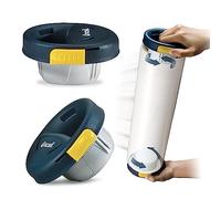 Excell Hand Saver Stretch Film Dispenser with Brake, Wrap Handle for 3” (76mm) Core, Lightweight Pallet Wrap Dispenser for Factory, Stores & Warehouse Use (Brake Edition)